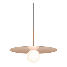 grey and rose gold ceiling light