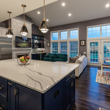 Elegant and Colorful Remodel for Home in Chantilly, VA