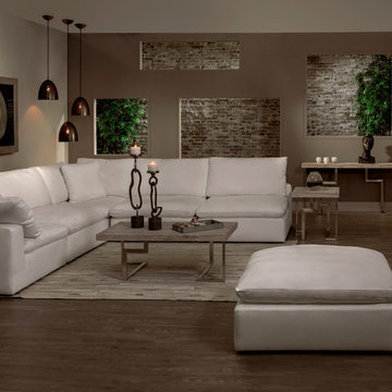Nube II White Sofa