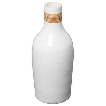 Modern White Ceramic Vase 563635