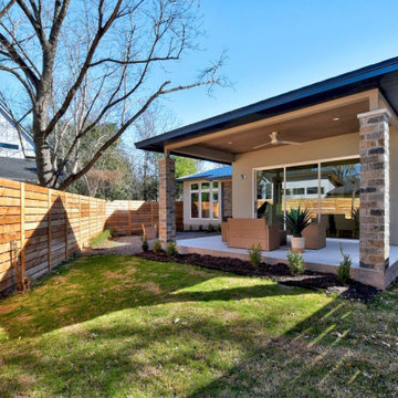 Modern Prairie Backyard Porch