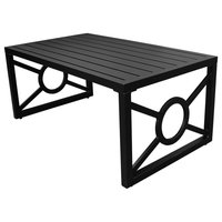 Kathy Ireland Madison Ave. Coffee Table in Snow
