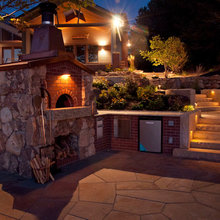 Pizza oven fire pit