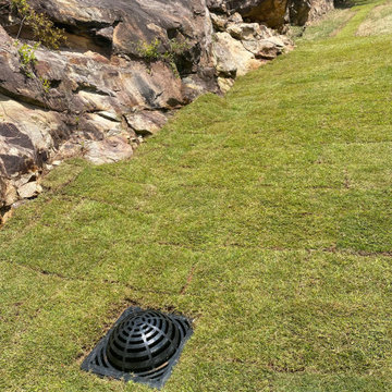 Backyard Water Drainage System Installation
