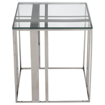 Silver Square Side Table | Liang & Eimil Lafayette