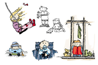 Illustrations for a kindergarden