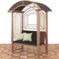 Hideaway Bench Gazebo - Gazebos