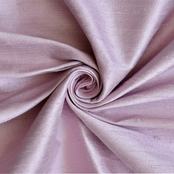 Pastel Lilac 100% Pure Silk Fabric By The Yard, 41 inches width, 12 Yards
