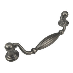 Cosmas - Cosmas 7122AS Antique Silver Cabinet Pull - Cabinet And Drawer Handle Pulls