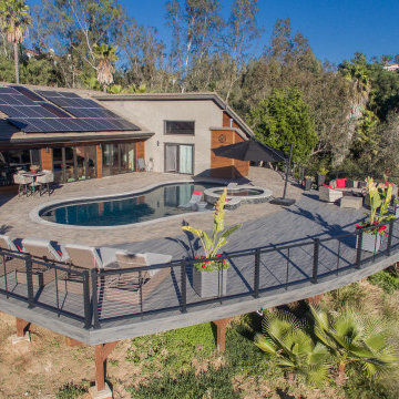 Trex Transcend Island Mist Pool Deck