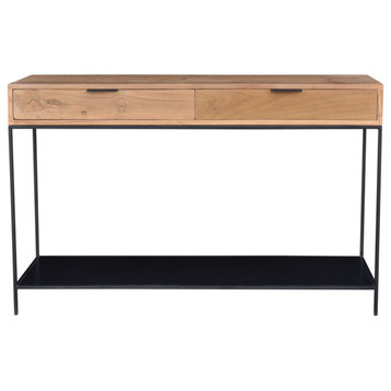 48 Inch Console Table Natural Contemporary Moe's Home