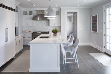 Inspiration for a transitional kitchen remodel in Raleigh