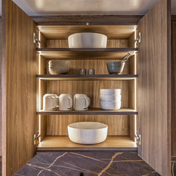 Honolulu Condo Galley Kitchen