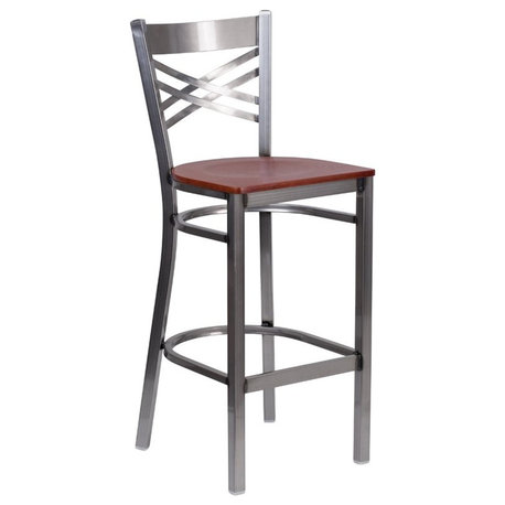 Flash Furniture 29" Bar Stool in Cherry