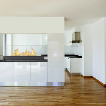 Vision III Ethanol Fireplace by Eco-Feu