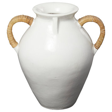 Modern White Ceramic Vase 563630