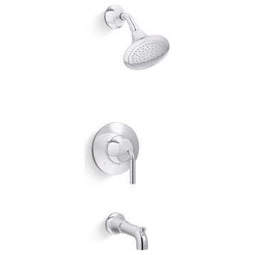 Kohler K-TS27421-4 Tone Tub and Shower Trim Package - Polished Chrome