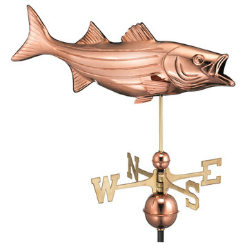 Bass Weathervane, Pure Copper