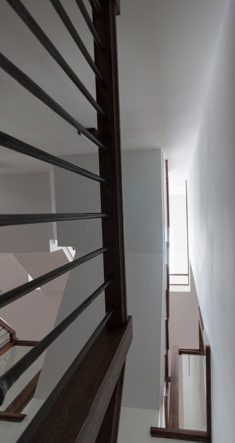 Clean and Contemporary Open Staircase, McLean, VA 22101