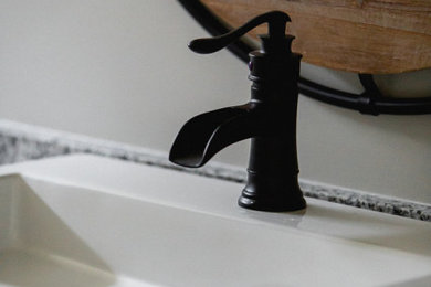Powder room - powder room idea in Raleigh