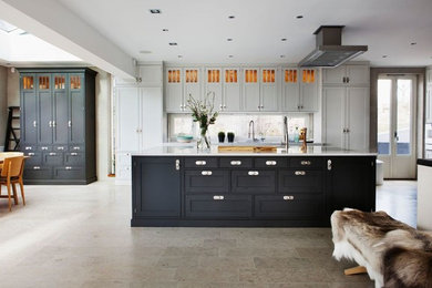 Photo of a transitional kitchen in Stockholm.