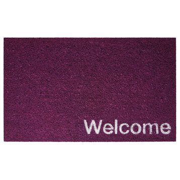 Calloway Mills Collins Purple Pastel Welcome Doormat, 24x36
