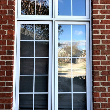 Window Caulking and Lintel Painting
