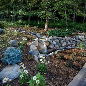Natural Stone Waterfall