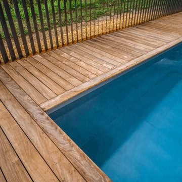 Piscine Inox et bain de soleil
