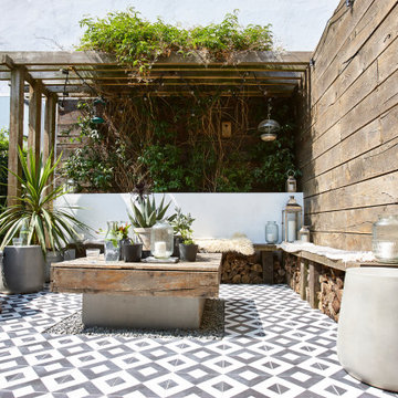small outdoor room/garden design & space planing