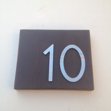 Stainless Steel Adhesive Numbers