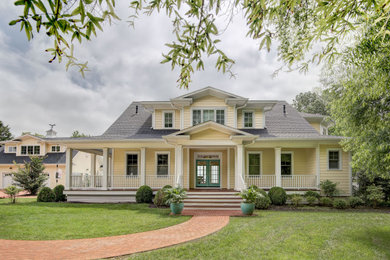 Beach style house exterior in Baltimore.