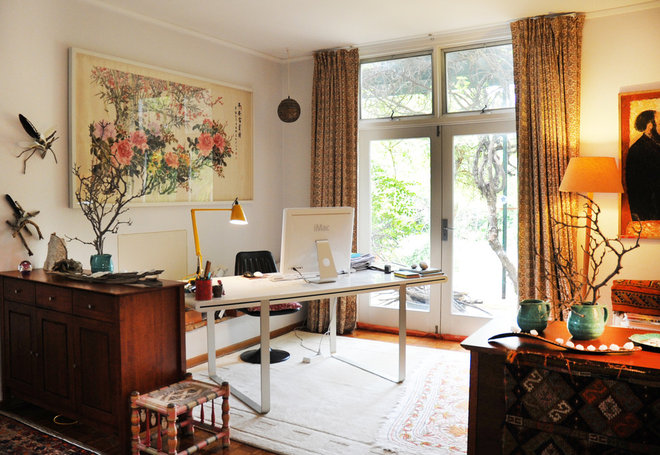 Eclectic Home Office by Luci.D Interiors