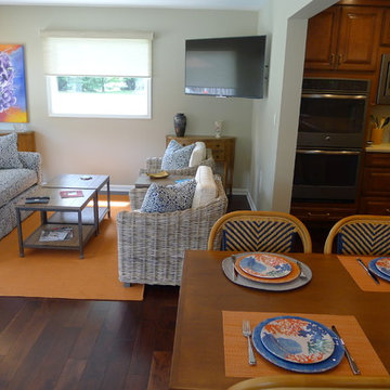 Spacious kitchen with room to entertain.