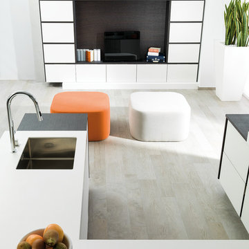 GAMMA LINE: G926, Textured Gloss Blanco, Roble Coco Vintage