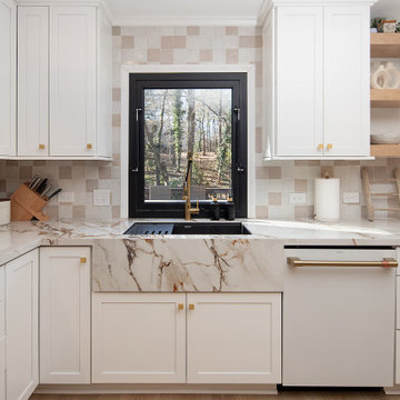 Transitional Kitchen & Bar Design Charlotte, NC