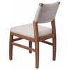New Pacific Direct Pierre 18.5" Wood Rope Dining Chair in Brown (Set of 2)