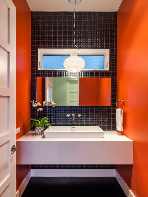 Modern Powder Room Vanities Ideas, Pictures, Remodel and Decor