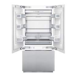 Thermador 36" Built-in Flush French Door Refrigerator, Stainless | T36IT800NP - Refrigerators