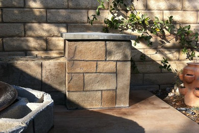 Tuscan home design photo in Los Angeles