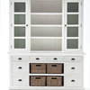 Halifax Library Hutch With basket set