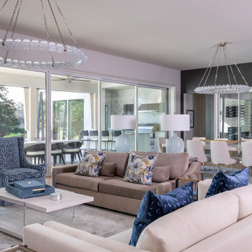 Raleigh NC Interior Design — Contemporary Whole-Home in Warm Neutrals