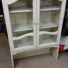 Before and After Old Hutch to Play setting