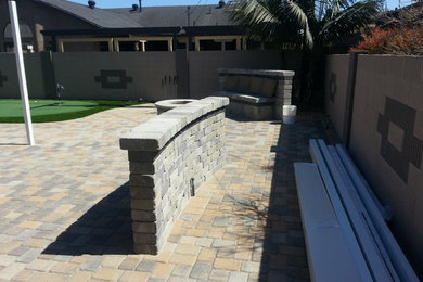 Paving stone in north Hollywood