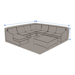 Sectional Set Covers - 138"W X 68"D X 30"H - Sectional Sofas