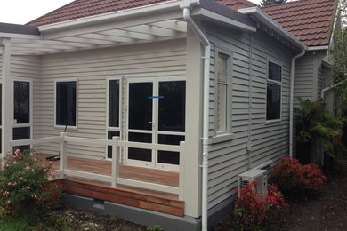 Inspiration for a contemporary verandah in Christchurch.