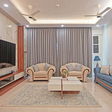 3BHK home interiors in Bangalore