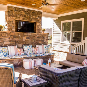 Hixson Project | Patio, Stone, Siding