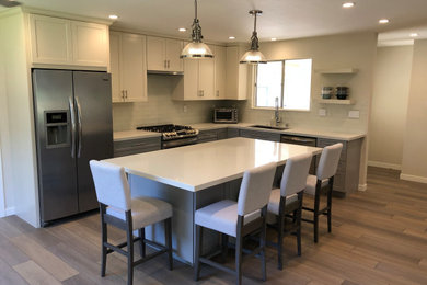 Inspiration for a transitional kitchen remodel in Santa Barbara