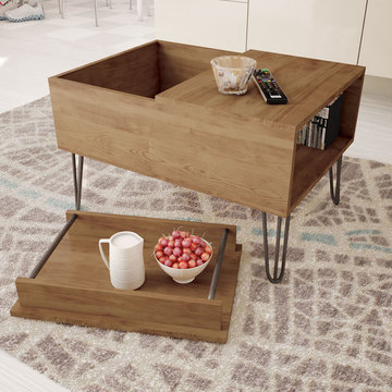 Rustic Coffee Table w/ Removable Tray.